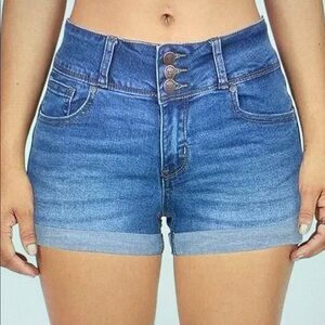 Blue Denim Women's Shorts